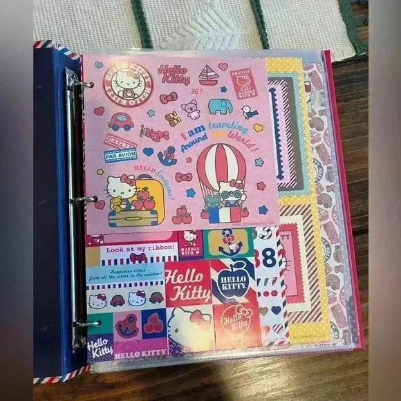 Hello Kitty travel scrapbook, see photos - Picture 4 of 9